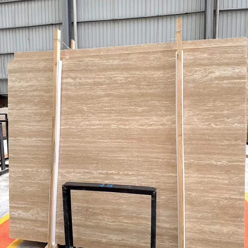 Losas de travertino beige