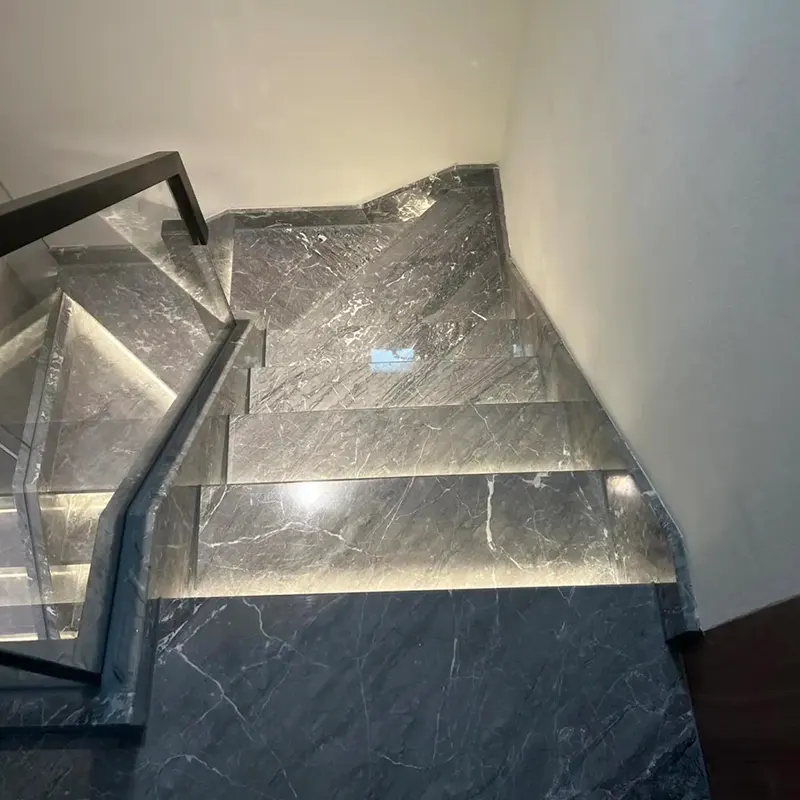 Losa de mármol gris fantasma