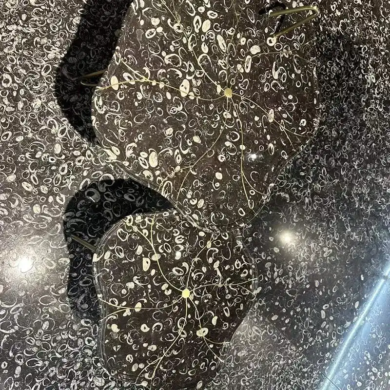 Losa de mármol de concha de mar