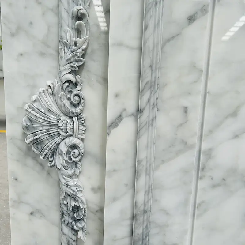 Maldos de pared de mármol de Statuario