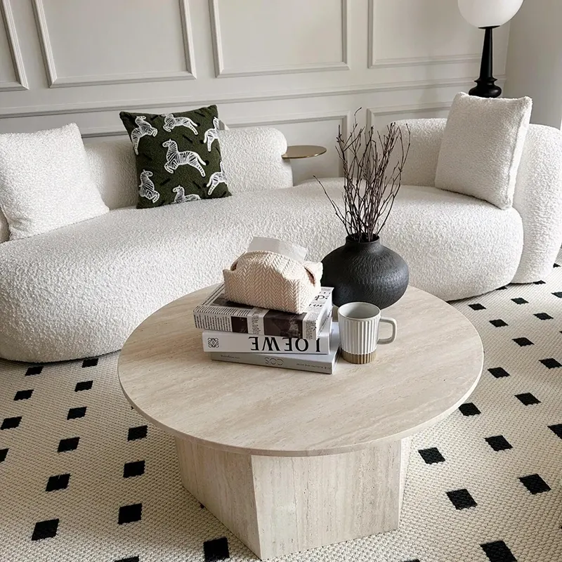 Tablas de travertino Super White